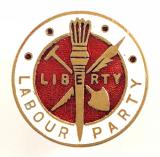 Labour Political Party membership trade union lapel badge c.1940
