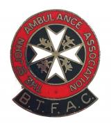 British Telecom First Aid Centre St John Ambulance trained members badge