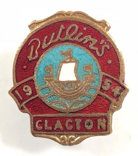 Butlins 1954 Clacton holiday camp badge