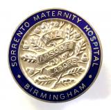 Sorrento Maternity Hospital Birmingham 1977 silver nurses badge