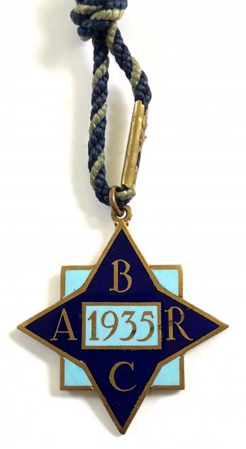 Brooklands Automobile Racing Club 1935 BARC membership badge