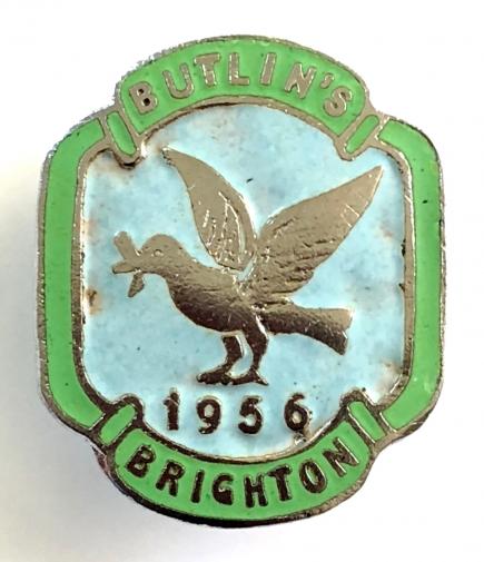 Butlins 1956 Brighton holiday camp badge