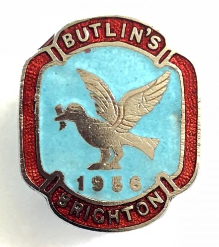 Butlins 1956 Brighton holiday camp badge