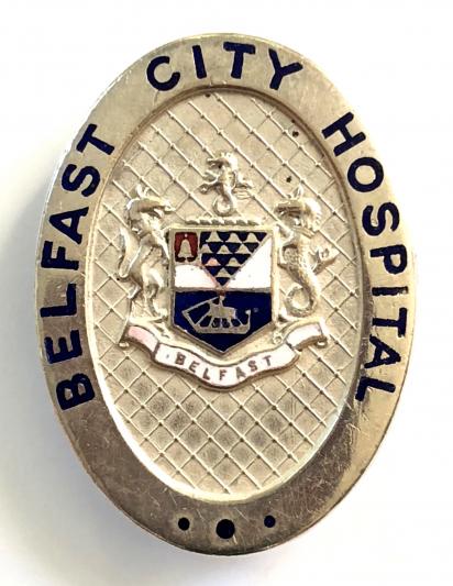 Belfast City Hospital nurses qualification badge Northern Ireland