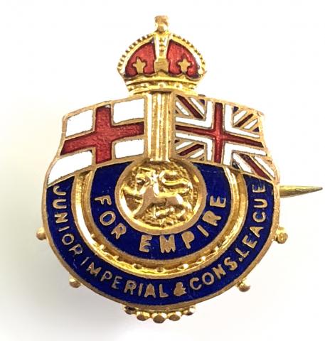 Junior Imperial & Constitutional League young conservatives badge