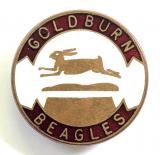 Goldburn Beagles 1982 hunt supporters club badge Ireland