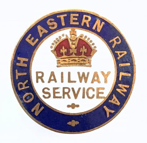 WW1 North Eastern Railway war service badge