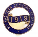 2nd Eastern General Military Hospital Brighton 1919 war service badge