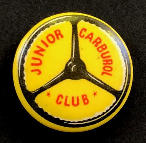 United Lubricants Ltd manufacturers of Carburol Oil advertising badge