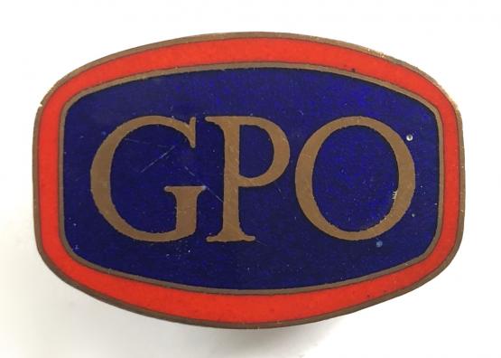 General Post Office cleaner's GPO cap badge circa 1956