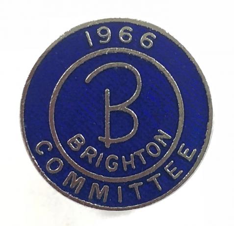 Butlins 1966 Brighton blue committee badge