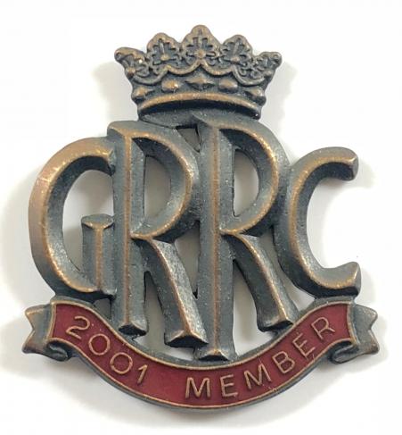 Goodwood Road Racing Club GRRC 2001 membership badge