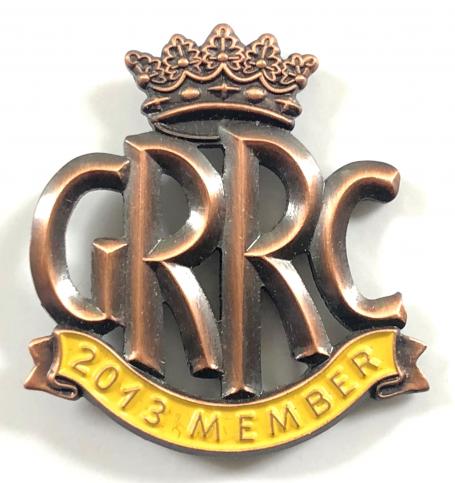 Goodwood Road Racing Club GRRC 2013 member badge