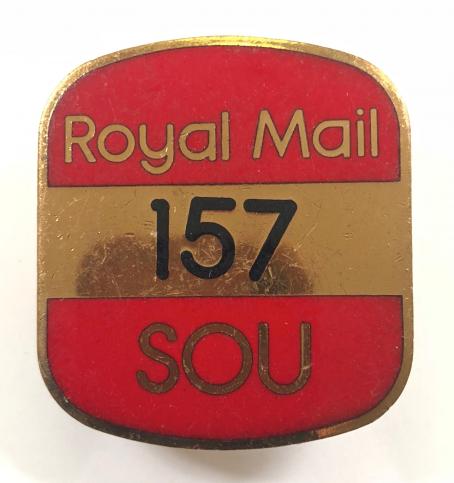 General Post Office GPO Royal Mail postmans security badge