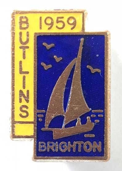 Butlins 1959 Brighton holiday camp badge