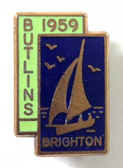 Butlins 1959 Brighton holiday camp badge