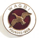 Wildfowlers Association of Great Britain and Ireland WAGBI pin badge