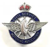 Civil Service Motoring Association membership badge