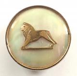 1924 British Empire Exhibition Wembley Lion mother of pearl badge
