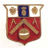 Amalgamated Society of Woodworkers ASW trade union badge 1921-1971
