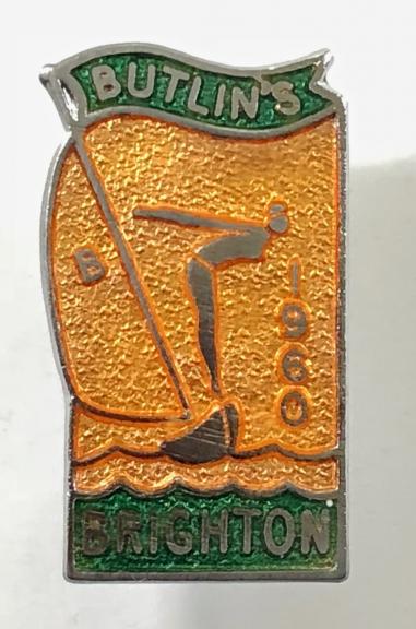 Butlins 1960 Brighton holiday camp yacht and diver badge