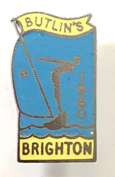 Butlins 1960 Brighton holiday camp yacht and diver badge