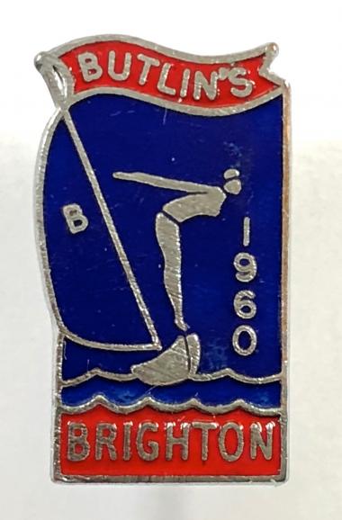 Butlins 1960 Brighton holiday camp yacht and diver badge