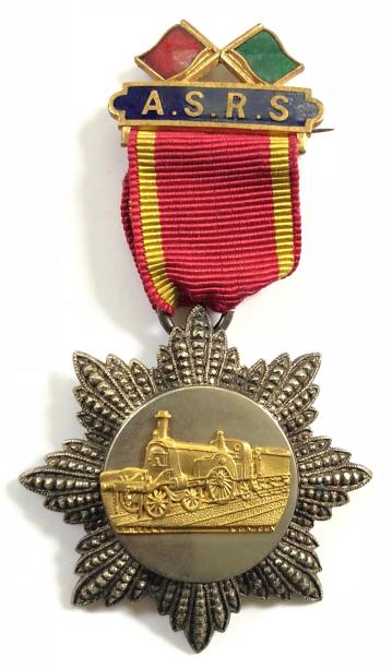 Amalgamated Society of Railway Servants Medal trade union badge 1872 to 1913