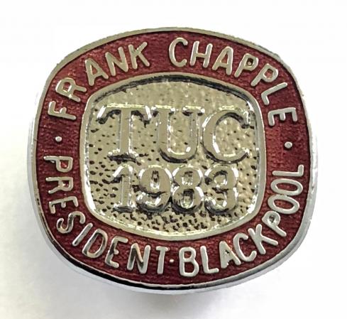 TUC 1983 Blackpool Trades Union Congress badge