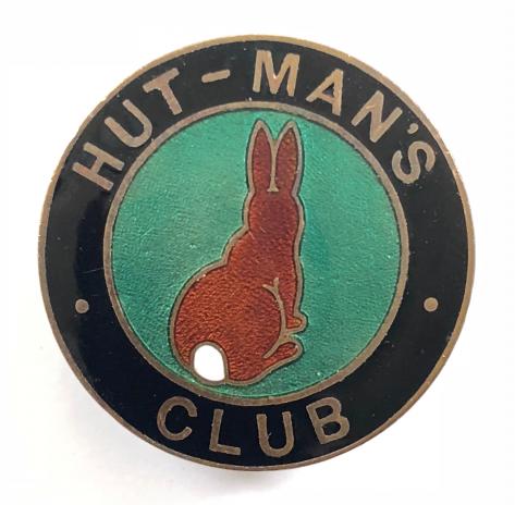 Hut-Man's Club membership badge Wildlife Nature Study Scotland