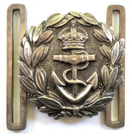 WW1 Queen Alexandra's Royal Naval Nursing Service QARNNS 1914 silver buckle