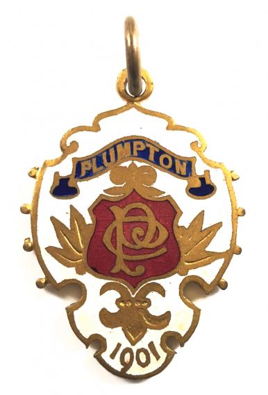 1901 Plumpton Club horse racing badge