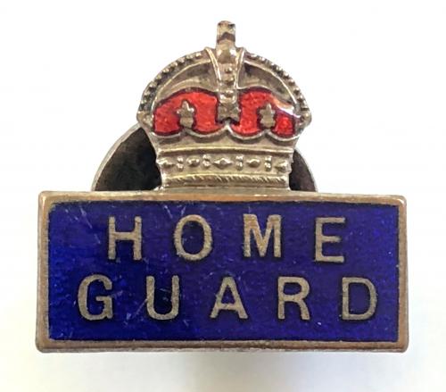 WW2 Home Guard invasion defence home front lapel badge