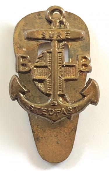 Boys Brigade Old Boys bronze buttonhole badge