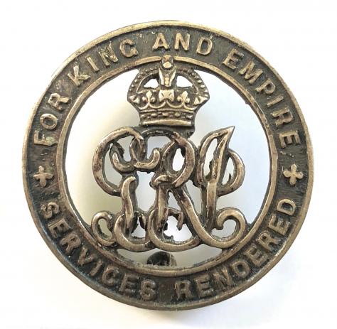 WW1 Loyal North Lancashire Regiment silver war badge