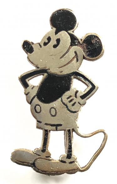 Sally Bosleys Badge Shop | Mickey Mouse cartoon character badge by Charles  Horner circa 1930