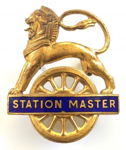 British Railways Eastern Region Station Master cap badge