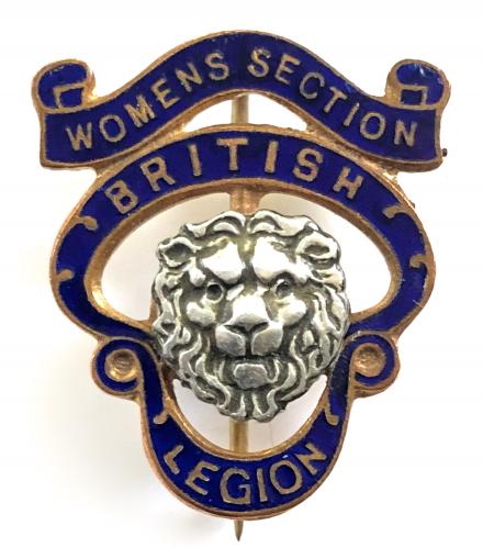 British Legion womens section membership badge