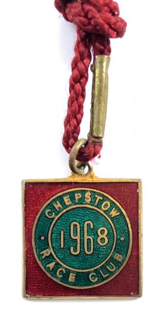 1968 Chepstow Race Club horse racing badge