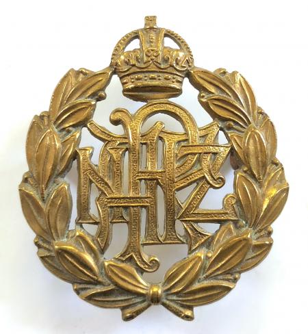 Royal New Zealand Air Force brass other ranks RNZAF cap badge