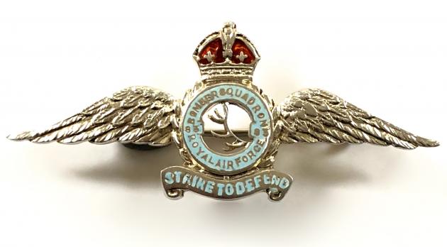 RAF No 83 Pathfinder Squadron Royal Air Force silver pilot's wing brooch