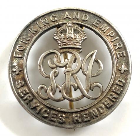 WW1 Black Watch Regiment silver war badge