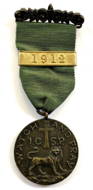 Incorporated Church Scout Patrols ICSP service medal 1912 clasp