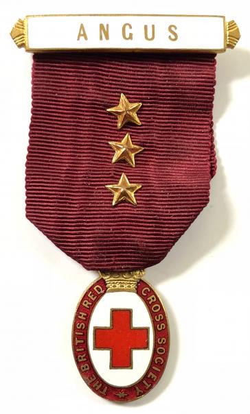 British Red Cross Society County President Angus Scotland medal
