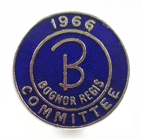 Butlins 1966 Bognor Regis holiday camp committee badge