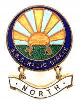 BBC Radio Circle North Area childrens club membership badge