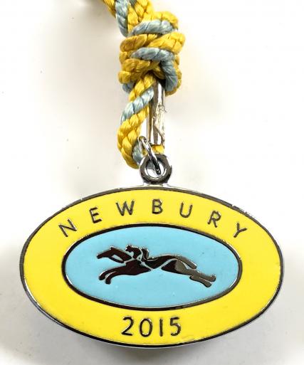 Newbury Race Club 2015 horse racing badge