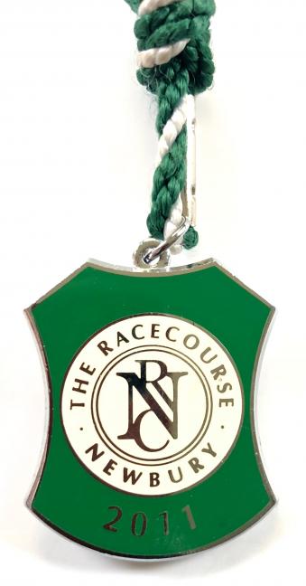 Newbury Race Club 2011 horse racing badge
