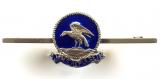Royal Navy HMS Repulse ships crest silver badge
