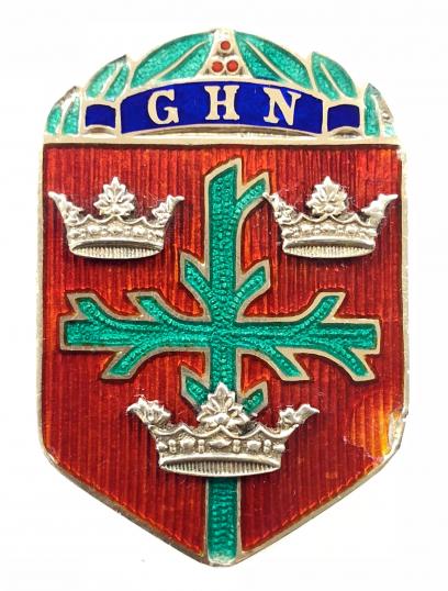 General Hospital Nottingham 1957 silver nurses badge